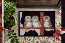 Load image into Gallery viewer, Owls by Ferris Hotard Doormat - 24x36 Decorative Floor Mat – Indoor/Outdoor Rug with Artistic Flair