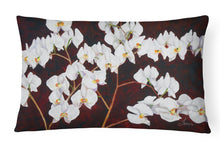 Load image into Gallery viewer, Orchids by Ferris Hotard Canvas Fabric Decorative Pillow