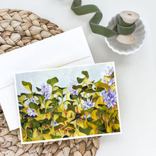Load image into Gallery viewer, Water Hyacinth by Ferris Hotard Greeting Cards -  Blank Note Cards – 8-Pack of Artist-Designed Cards with Envelopes