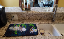 Load image into Gallery viewer, Night Blooming Cereus by Ferris Hotard Dish Drying Mat – Absorbent, Artistic Kitchen Essentials