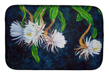 Load image into Gallery viewer, Night Blooming Cereus by Ferris Hotard Dish Drying Mat – Absorbent, Artistic Kitchen Essentials