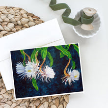 Load image into Gallery viewer, Night Blooming Cereus by Ferris Hotard Greeting Cards -  Blank Note Cards – 8-Pack of Artist-Designed Cards with Envelopes
