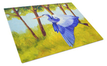 Load image into Gallery viewer, Fyling Heron by Ferris Hotard Glass Cutting Boards – Durable, Decorative Kitchen Art Large