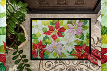 Load image into Gallery viewer, Poinsettias by Ferris Hotard Doormat - 24x36 Decorative Floor Mat – Indoor/Outdoor Rug with Artistic Flair