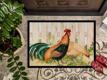 Load image into Gallery viewer, Chicken and Rooster by Ferris Hotard Doormat - 18x27 Decorative Floor Mat – Indoor/Outdoor Rug with Artistic Flair