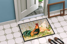 Load image into Gallery viewer, Chicken and Rooster by Ferris Hotard Doormat - 18x27 Decorative Floor Mat – Indoor/Outdoor Rug with Artistic Flair