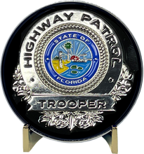 Load image into Gallery viewer, BL10-003 Tampa Bay Bucs FHP Trooper Police Florida Highway Patrol Buccaneers Special Event Security Detail Brady Ring Challenge Coin