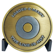 Load image into Gallery viewer, DL3-07 Firearms Instructor Down Range Police Military Target Challenge Coin