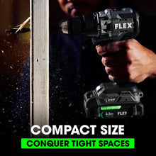 Load image into Gallery viewer, FLEX FX1151-2A 24V 1/2" 2 Speed Drill Driver Kit