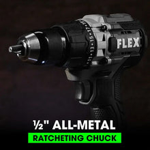 Load image into Gallery viewer, FLEX FX1151-2A 24V 1/2" 2 Speed Drill Driver Kit