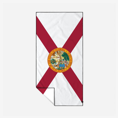 Florida Flag Performance Quick-Dry Travel Towel