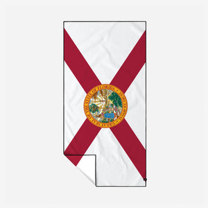 Florida Flag Performance Quick-Dry Travel Towel