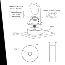 Load image into Gallery viewer, Frontline STMP10K-WO Weld-on Puck for MEGA Swivel 10K