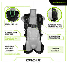 Load image into Gallery viewer, Frontline 250VTB Elite Vest Style Harness with Aluminum Hardware and Suspension Trauma Straps XL/2XL