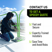 Load image into Gallery viewer, Frontline Guardrail System Non-Penetrating Complete 100' Kit - OSHA Compliant