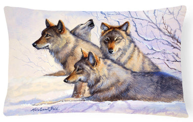 Wolves by Mollie Field Fabric Decorative Pillow FMF0007PW1216