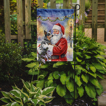 Load image into Gallery viewer, Australian Cattle Dog with Santa Claus Garden Flag