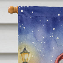 Load image into Gallery viewer, Basset Hound with Santa Claus House Flag