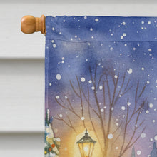 Load image into Gallery viewer, Beagle with Santa Claus House Flag