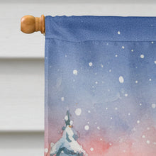 Load image into Gallery viewer, Bloodhound with Santa Claus House Flag