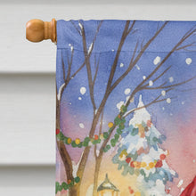 Load image into Gallery viewer, Boykin Spaniel with Santa Claus House Flag
