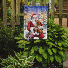 Load image into Gallery viewer, Boykin Spaniel with Santa Claus Garden Flag