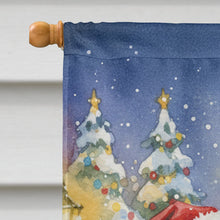 Load image into Gallery viewer, Bull Terrier with Santa Claus House Flag