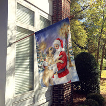 Load image into Gallery viewer, Bullmastiff with Santa Claus House Flag