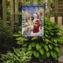 Load image into Gallery viewer, Bullmastiff with Santa Claus Garden Flag