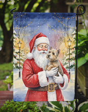 Load image into Gallery viewer, Cairn Terrier with Santa Claus Garden Flag