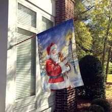 Load image into Gallery viewer, Cavalier Spaniel with Santa Claus House Flag