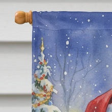 Load image into Gallery viewer, Cavalier Spaniel with Santa Claus House Flag