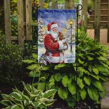 Load image into Gallery viewer, Cavalier Spaniel with Santa Claus Garden Flag