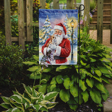 Load image into Gallery viewer, Chihuahua with Santa Claus Garden Flag