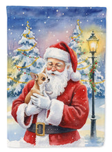 Load image into Gallery viewer, Chihuahua with Santa Claus Garden Flag
