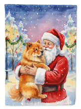 Load image into Gallery viewer, Chow Chow with Santa Claus House Flag