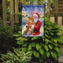 Load image into Gallery viewer, Chow Chow with Santa Claus Garden Flag