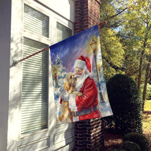 Load image into Gallery viewer, Cockapoo with Santa Claus House Flag