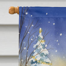Load image into Gallery viewer, Dachshund with Santa Claus House Flag