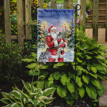 Load image into Gallery viewer, Dalmatian with Santa Claus Garden Flag