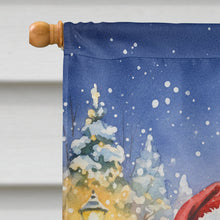 Load image into Gallery viewer, English Bulldog with Santa Claus House Flag