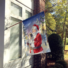 Load image into Gallery viewer, French Bulldog with Santa Claus House Flag