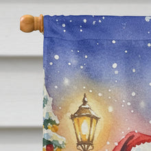 Load image into Gallery viewer, German Shepherd with Santa Claus House Flag