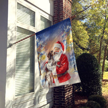 Load image into Gallery viewer, German Shorthaired Pointer with Santa Claus House Flag