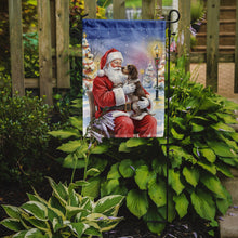 Load image into Gallery viewer, German Wirehaired Pointer with Santa Claus Garden Flag