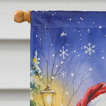 Load image into Gallery viewer, Goldendoodle with Santa Claus House Flag