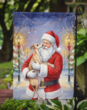 Load image into Gallery viewer, Italian Greyhound with Santa Claus Garden Flag