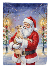 Load image into Gallery viewer, Italian Greyhound with Santa Claus Garden Flag