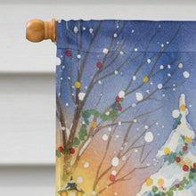 Load image into Gallery viewer, Japanese Chin with Santa Claus House Flag