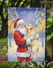 Load image into Gallery viewer, Yellow Labrador Retriever with Santa Claus Garden Flag